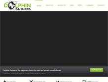 Tablet Screenshot of dolphinsutures.com